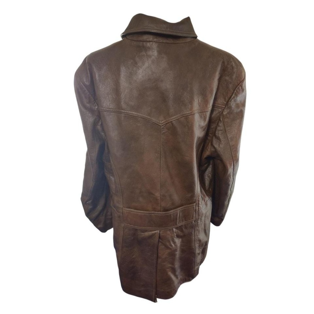 VTG Rare 70s Angel Skin Cabretta Leather by Grais Jacket 40 Mob Boss Steampunk - Picture 8 of 8